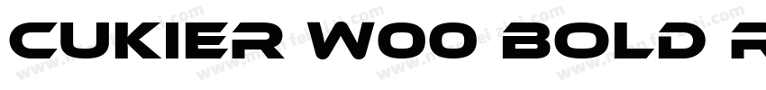 CUKIER W00 Bold Regular字体转换